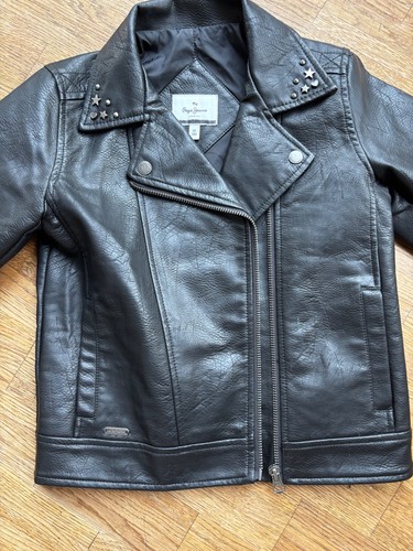 Pepe jeans london lederjacke - jeans,