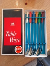 6er SET Cocktail Löffel Neu
