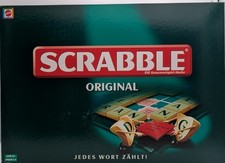 Scrabble Original Mattel Gesellschaftsspiel Brettspiel vollständig Gut