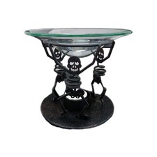 Partylite Teelichthalter Halloween Knochengerüst Knochen