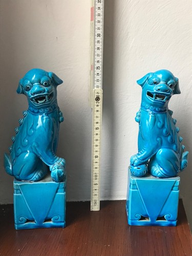 Fuu hunde paar keramik - keramik,
