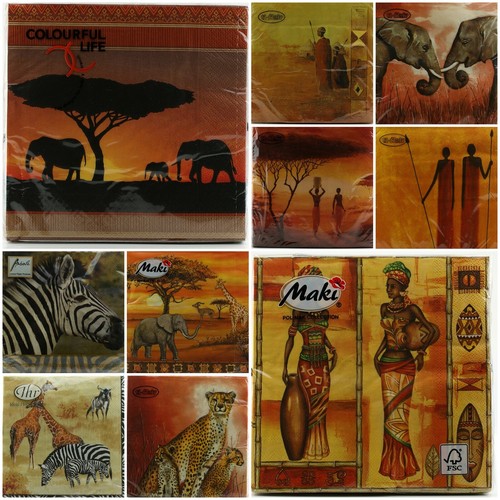 Servietten afrika - 20,