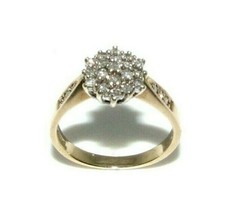 Damen 9Ct 9Karätiger Gelbgold