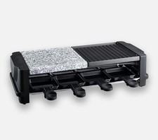 StarQ Raclette Grill mit Granit-Grillstein 3-in-1 Tischgrill elektrisch