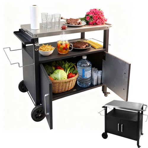 Mobiler gartentisch aus - mobiler,