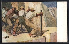 Künstler-AK Die Steinbrecher