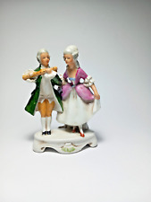 Dekorative Porzellanfigur Rokoko-Stil Carl Schneider's Erben Gräfenthal 14 cm