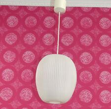 Lampe Kunststoff 60er 70er Erco 2101 Aloys Gangkofner Plisseelampe cocoon retro