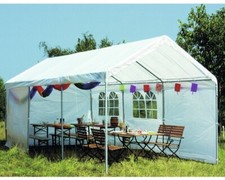 Dach weiß zu Autopavillon