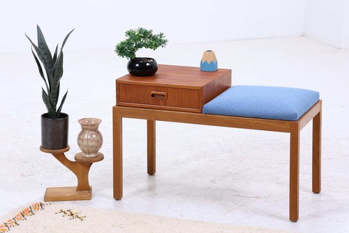 Mid century teak telefonbank - teak,