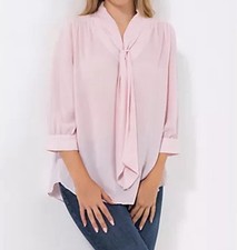 VIA MILANO Bluse, 3/4-Arm. 44 Puder