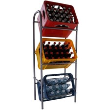 3 Kisten Kastenständer Kistenständer Kastenregal Kistenregal Getränkekisten