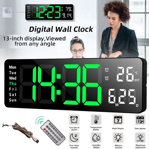 Led digital wanduhr - digital,