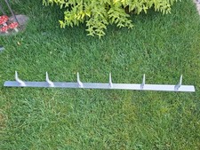 Metzger Hakenleiste Garderobe Industrie Design Aluminium  153 cm