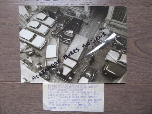 Pressefoto 1955 paris verkehr - paris,