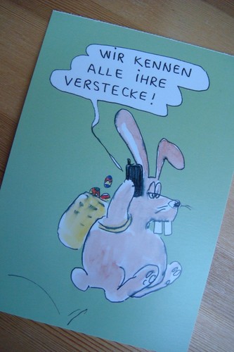 Osterkarte eulenspiegel verlag - osterkarte, eulenspiegel-verlag