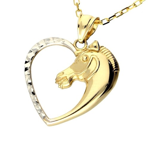 Edler 585 gold anhänger 1cm - edler,