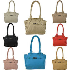 Damen Tasche Schultertasche Leder Optik Handtasche Shopper Bag Damentasche M19