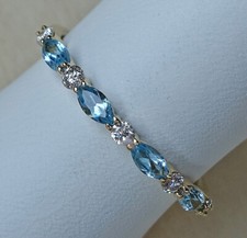 NEU Topas Diamant Ring 9kt 375