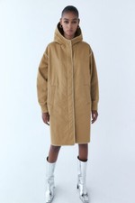Zara oversized Hooded Long