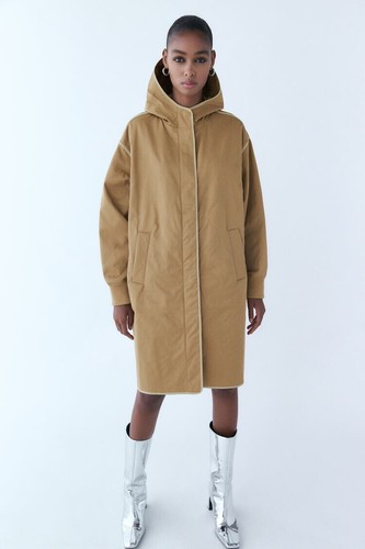 Zara oversized hooded - zara,