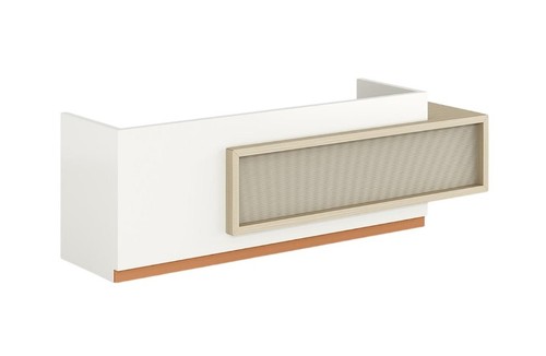 Moderne weiße empfangstheke - weiße,