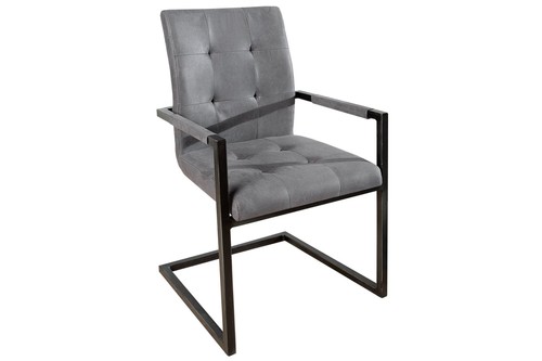 Freischwinger stuhl grau - stuhl,