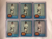 (6x) 1977 Star Wars Luke Skywalker Rookie RC #57 Lot