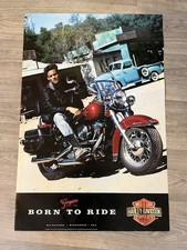 Harley davidson poster - harley, born