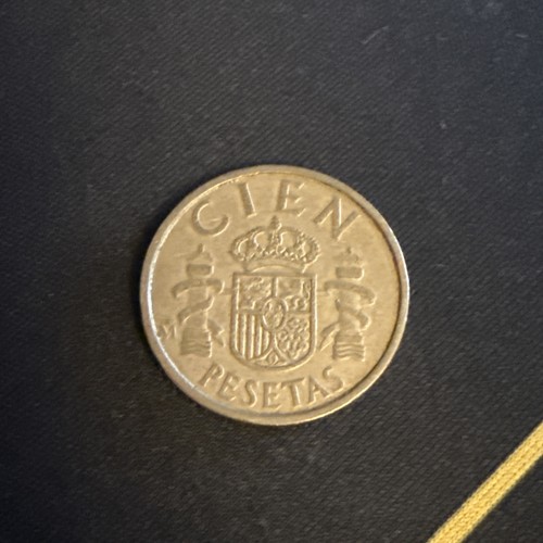 100 pesetas spanische münze - 100,