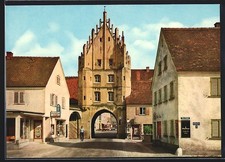 Ansichtskarte Vohburg, Straßenpartie im Ort 