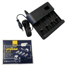FRIWO Universal-Ladegerät Unibox 4+4 für NICd-Batterien Schwarz Kabelgebunden