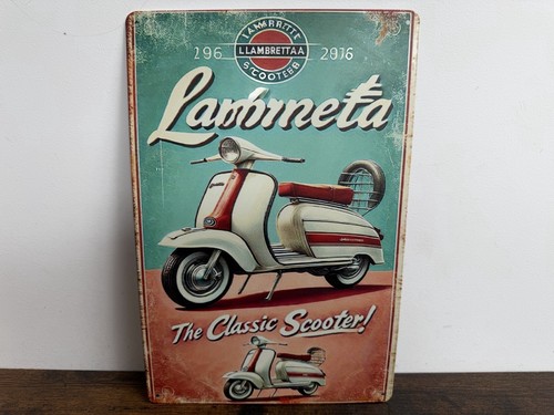 Lambretta italian vespa blech - vespa,