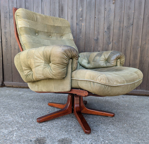 Designer vintage sessel leder - designer,