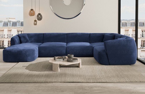 Sofa stoff wohnlandschaft - sofa,