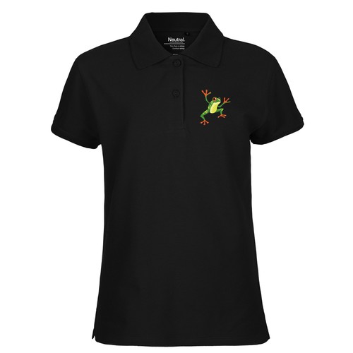 Damen polo shirt frosch - shirt,