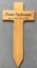 Grabkreuz , Holzkreuz 
