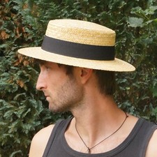 Kreissäge Hut Strohhut Florentiner Gondoliere Amsterdam Venedig Sonnenhut Boot