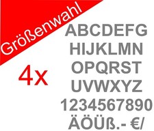 Aufkleber Buchstaben Zahlen