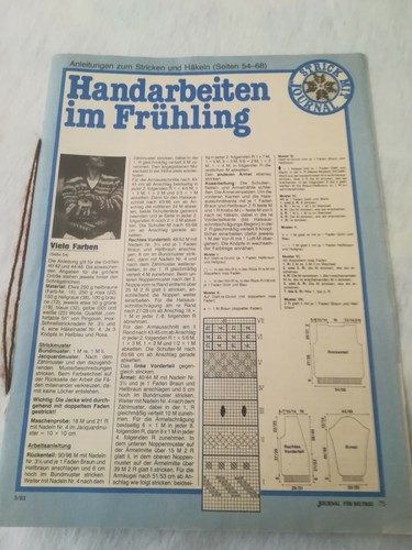Handarbeiten frühling nur - handarbeiten, frühling-nur