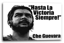Lein-Wand-Bild: Che Guevara