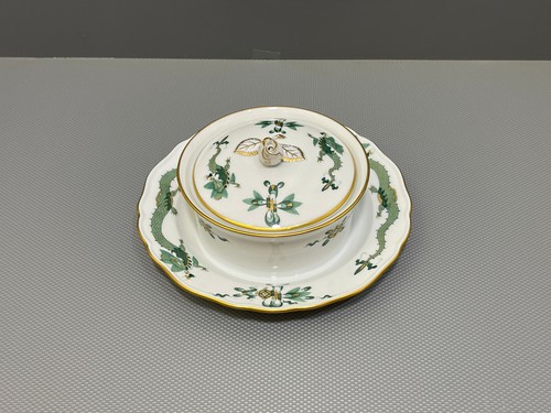 Meissen butterdose grüner - meissen,