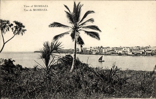 Mombasa kenia blick auf - mombasa, kenia,