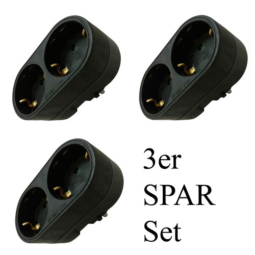 Stück doppelstecker - 3,