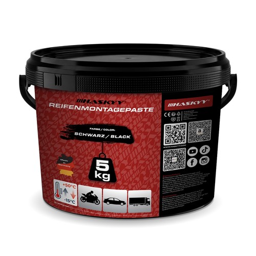 5kg schwarz reifenmontagepaste - 5kg,