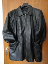 MORENA Damen Lederjacke Vintage  schwarz Gr 48/50