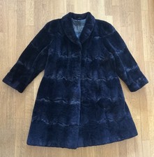 Pelzmantel Damen Echt Schwarz