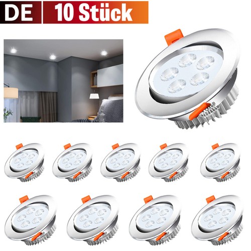 10stk led einbauleuchte - led,