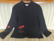 Lanius Damen Pullover Gr.38 84% Wolle 16% Baumwolle