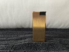 HYPER RAR ORIGINAL SALCON JAPAN FEUERZEUG GAS GOLD SCHWARZ ALUMINIUM SEHR SELTEN